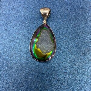 Vibrant Teardrop Pendant Necklace